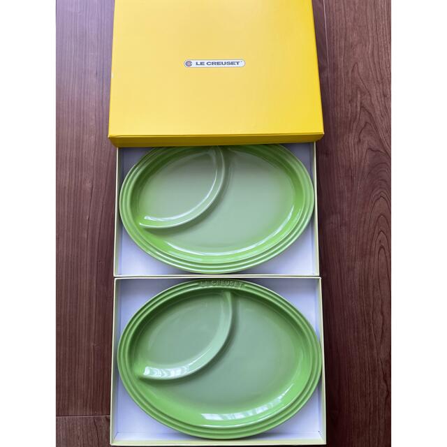 LE CREUSET(ルクルーゼ)のル・クルーゼ　2枚セット インテリア/住まい/日用品のキッチン/食器(食器)の商品写真