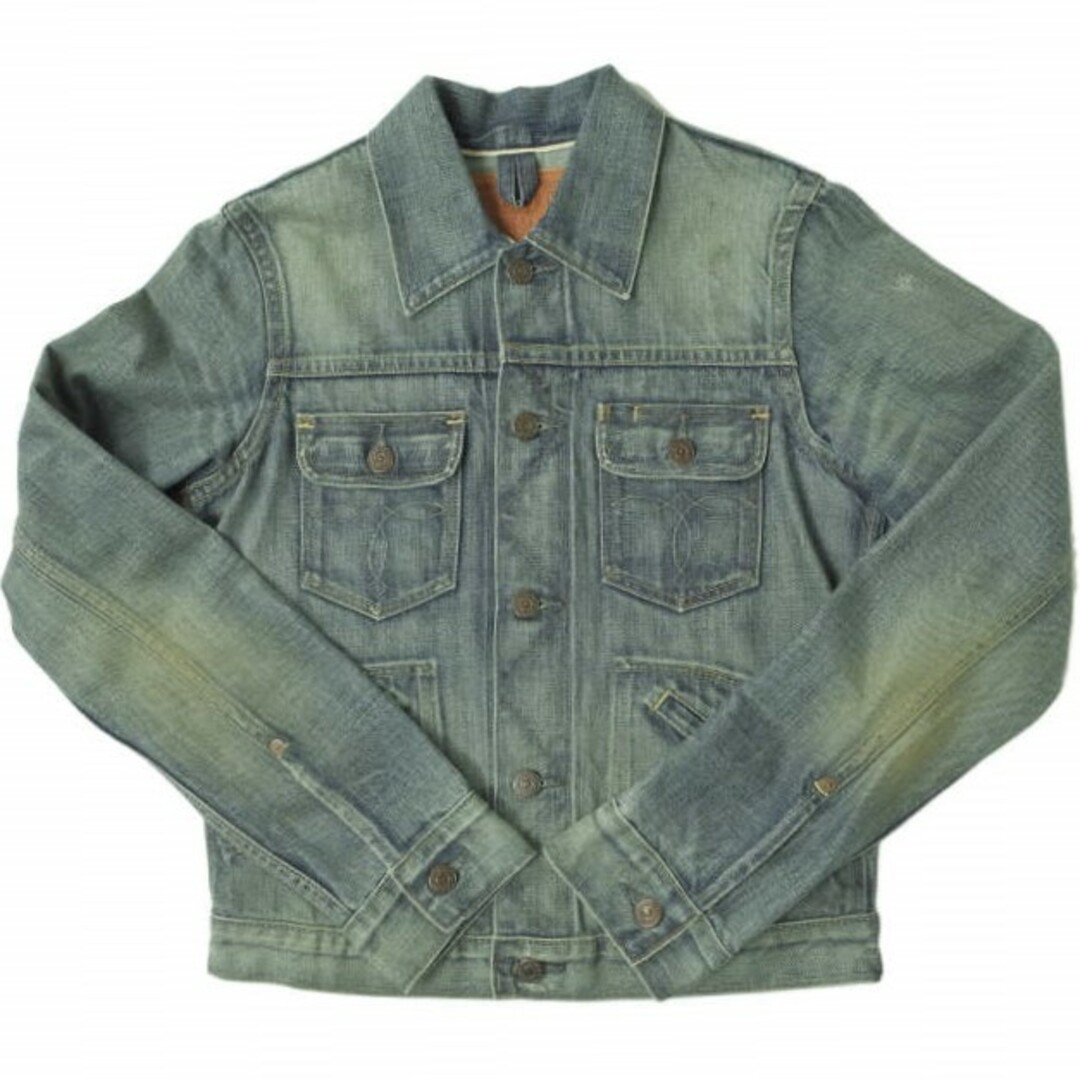 RRL(ダブルアールエル)のRRL ダブルアールエル アメリカ製 NEW ROPER JACKET ニューロータージャケット WMRRDNMS4T00004 2 インディゴ Gジャン Double RL デニムジャケット アウター【中古】【RRL】 メンズのジャケット/アウター(Gジャン/デニムジャケット)の商品写真