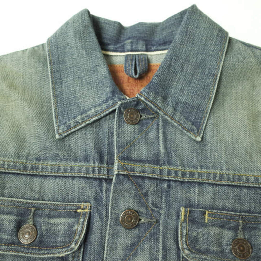 RRL(ダブルアールエル)のRRL ダブルアールエル アメリカ製 NEW ROPER JACKET ニューロータージャケット WMRRDNMS4T00004 2 インディゴ Gジャン Double RL デニムジャケット アウター【中古】【RRL】 メンズのジャケット/アウター(Gジャン/デニムジャケット)の商品写真