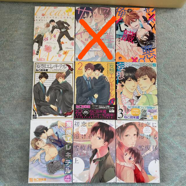 BLコミック15冊まとめ売り バラ売り可能 ⑨ BLコミック15冊まとめ売り バラ売り可能 ⑨