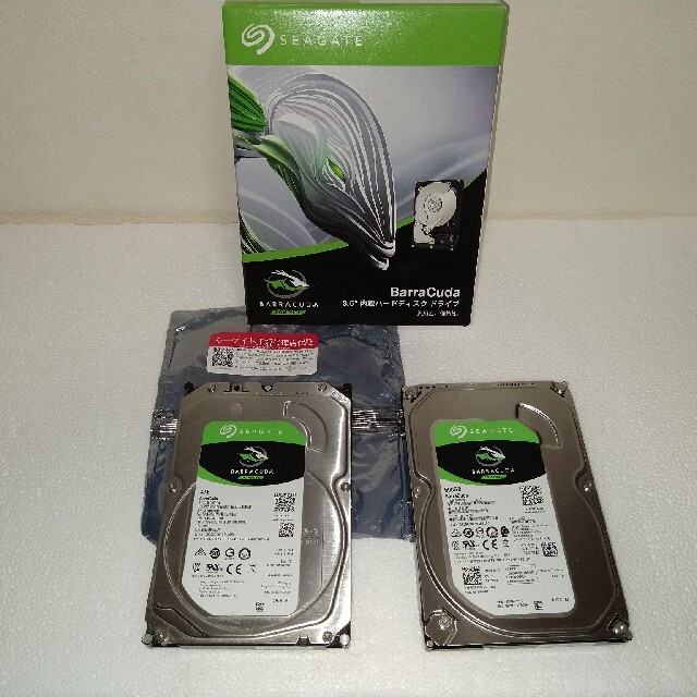 HDD3.5インチ 4TB + 500GB SATA