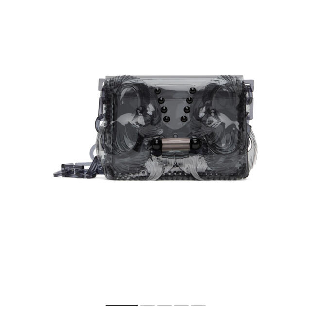日本正規代理店 mame PVC チェーンバック mini ブラック 日本正規代理店 mame PVC チェーンバック mini ブラック