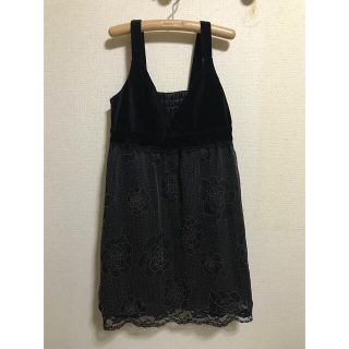 アクシーズファム(axes femme)のaxes femme アクシーズファム キャミワンピース フラワー　薔薇　M(チュニック)