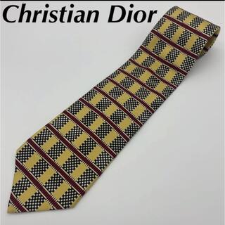 クリスチャンディオール(Christian Dior)の【美品】Christian Dior クリスチャンディオール ネクタイ高級シルク(ネクタイ)
