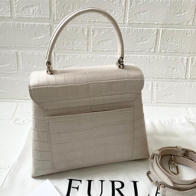 フルラ　トップハンドル　クロコ　FURLA 1927 S TOP HANDLE