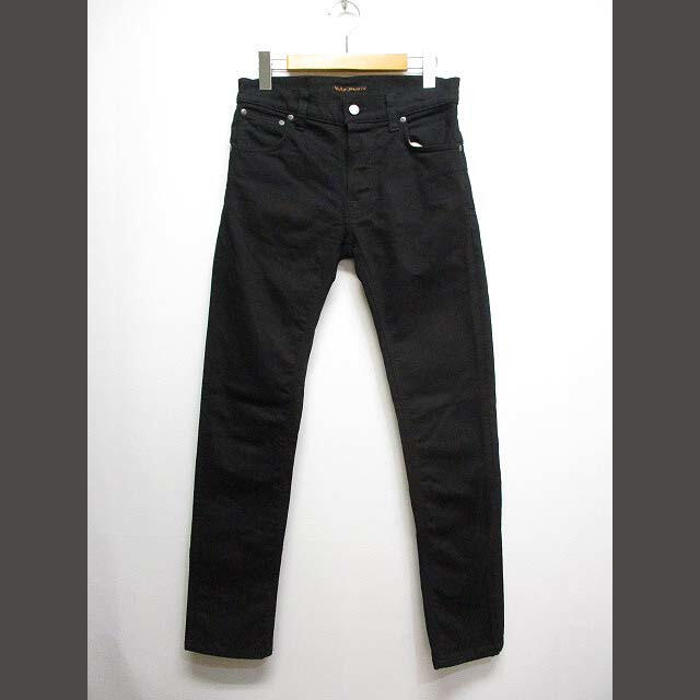 Nudie Jeans(ヌーディジーンズ)のヌーディージーンズ nudie jeans デニム パンツ ジーンズ W28 黒 メンズのパンツ(デニム/ジーンズ)の商品写真