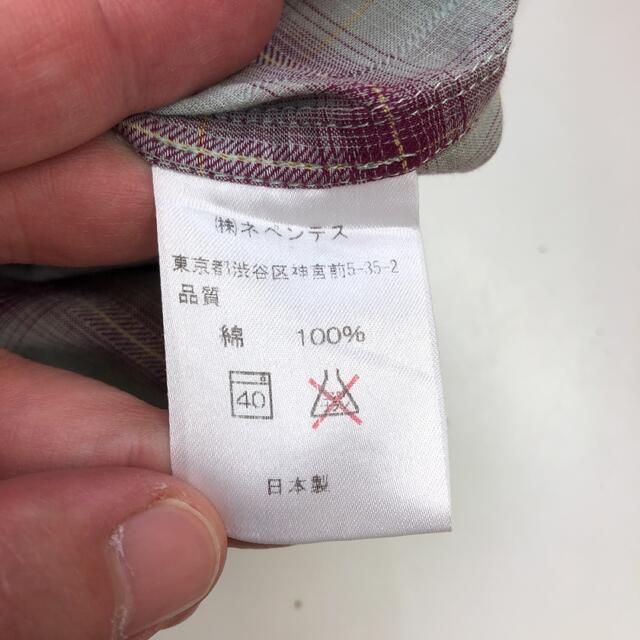 美品 Needles ウエスタンシャツ風 チェックシャツ(S)