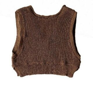 シールームリン(SeaRoomlynn)のPAPER KNIT 2way トップス ショコラ(タンクトップ)