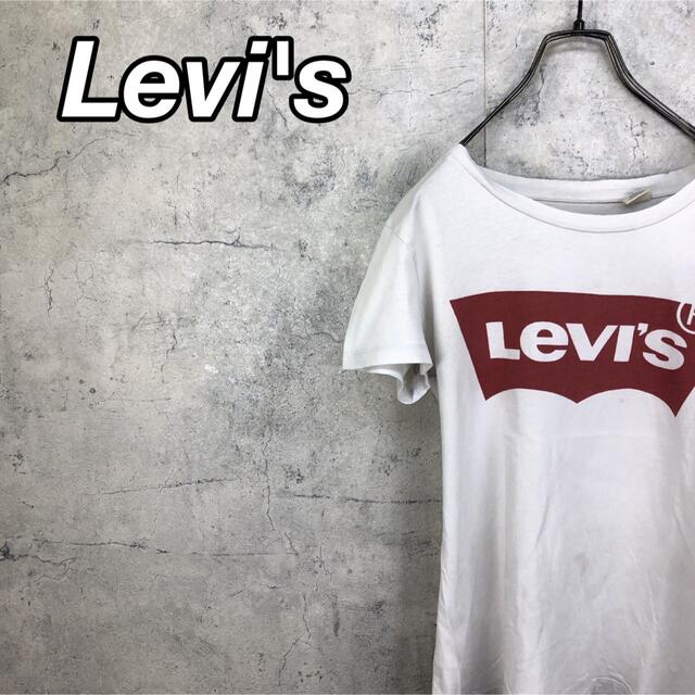 Levi's(リーバイス)の希少 90s リーバイス Tシャツ プリントロゴ タグロゴ  レディースのトップス(Tシャツ(半袖/袖なし))の商品写真