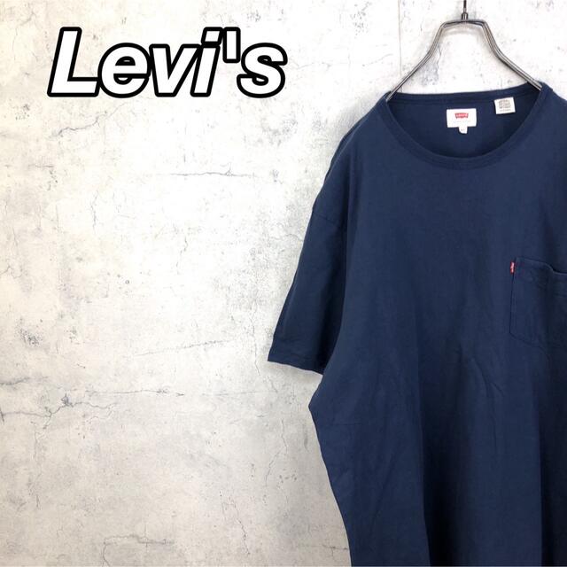 Levi's(リーバイス)の希少 90s リーバイス Tシャツ タグロゴ 胸ポケット 美品 メンズのトップス(Tシャツ/カットソー(半袖/袖なし))の商品写真