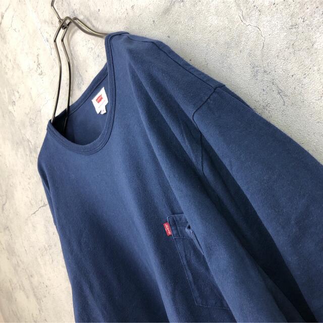 Levi's(リーバイス)の希少 90s リーバイス Tシャツ タグロゴ 胸ポケット 美品 メンズのトップス(Tシャツ/カットソー(半袖/袖なし))の商品写真