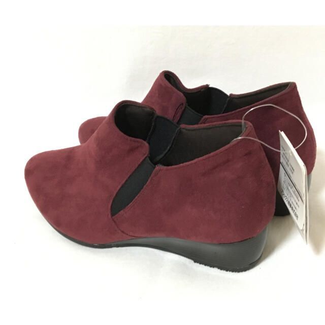 asics(アシックス)のS2055新品footsukiフットスキ ♪スエードショートブーツ23アシックス レディースの靴/シューズ(ブーティ)の商品写真
