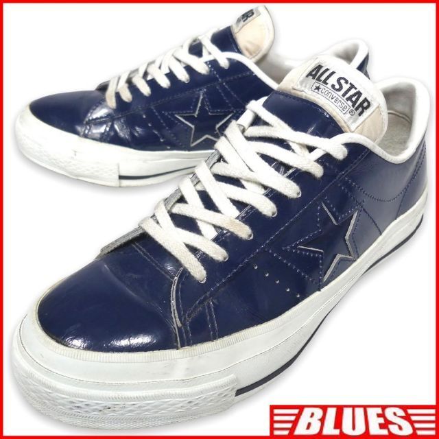 CONVERSE - 日本製 コンバース ワンスター 25 ネイビー 6.5 レザー