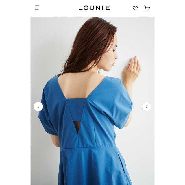 LOUNIE(ルーニィ)の【最終値下げ】パフスリーブワンピース レディースのワンピース(ひざ丈ワンピース)の商品写真