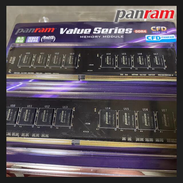 Panram DDR-4 メモリ 計24GB