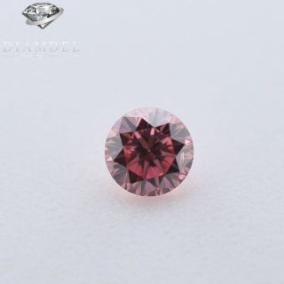 ピンクダイヤモンドルース/ F.VIVID PINK/ 0.166 ct.