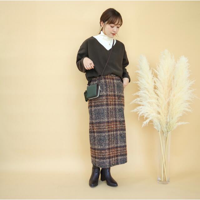 しまむら - しまむら×てらさん TERAウールライクレイヤード 中茶 しまむら - しまむら×てらさん TERAウールライクレイヤード 中茶
