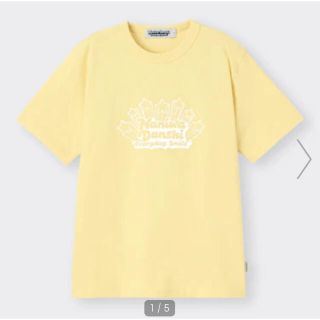 ジーユー(GU)のSky Bird様専用　長尾謙杜  Tシャツ  イエロー    GU コラボ　(アイドルグッズ)