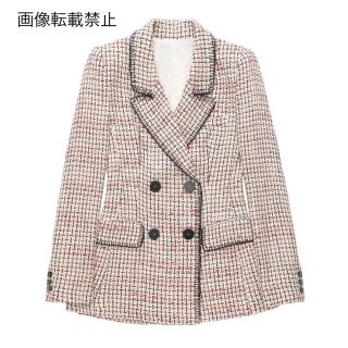 ザラ(ZARA)の👗3月新作💐7671◆ツイード ダブルジャケット ブレザー (テーラードジャケット)