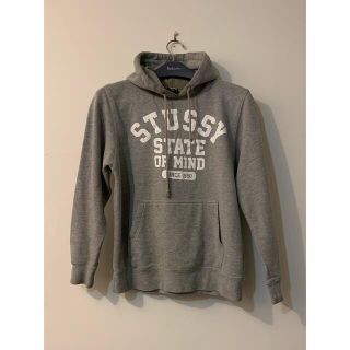 ステューシー(STUSSY)のSTUSSY パーカー グレー S(パーカー)