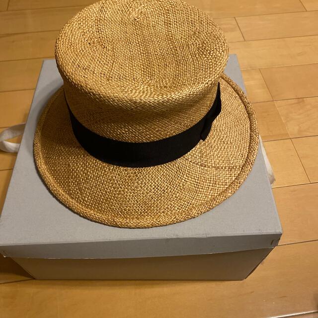 お値下げ　ベルレッタ　ミナペルホネン好きな方に レディースの帽子(麦わら帽子/ストローハット)の商品写真