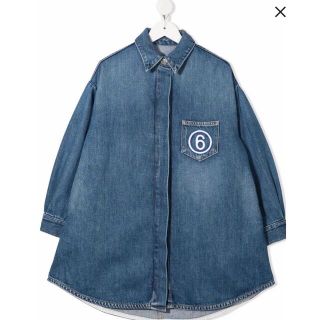 エムエムシックス シャツワンピース ひざ丈ワンピース(レディース)の