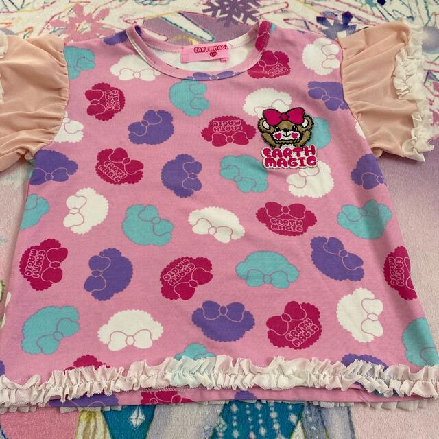 EARTHMAGIC(アースマジック)の56.アースマジック Tシャツ110 キッズ/ベビー/マタニティのキッズ服女の子用(90cm~)(Tシャツ/カットソー)の商品写真