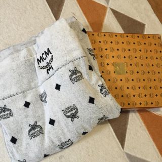 MCM ロゴ　綿ジャガード毛布　未使用品