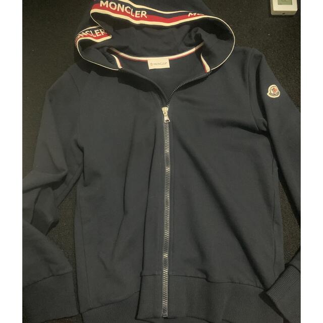 MONCLER - MONCLER ロゴジップアップパーカー 14Aの通販 by ペイ's ...