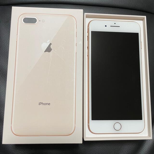 iPhone 8 Plus Gold 64GB SIMフリー100％付属品なし