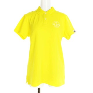 キャロウェイ(Callaway)のキャロウェイ ゴルフウェア ポロシャツ ロゴ 刺繍 半袖 L 黄色 イエロー(ポロシャツ)