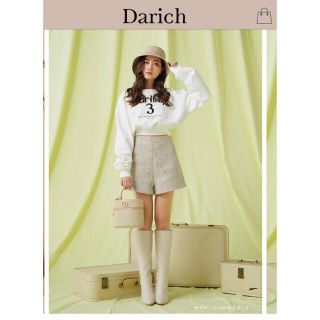 Darich♡ミックスツイード、ショートパンツ/サックスM(ショートパンツ)