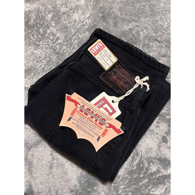 LEVI'S 1950's 701 jeans black lizard