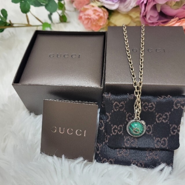 Gucci(グッチ)の<希少>GUCCI ガーデンスネーク　インターロッキング ネックレス　ペンダント メンズのアクセサリー(ネックレス)の商品写真