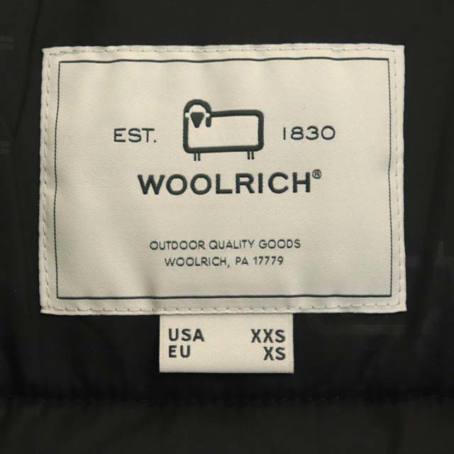 WOOLRICH(ウールリッチ)のウールリッチ ダウンコート アウター ジップアップ XXS 黒 ブラック メンズのジャケット/アウター(その他)の商品写真