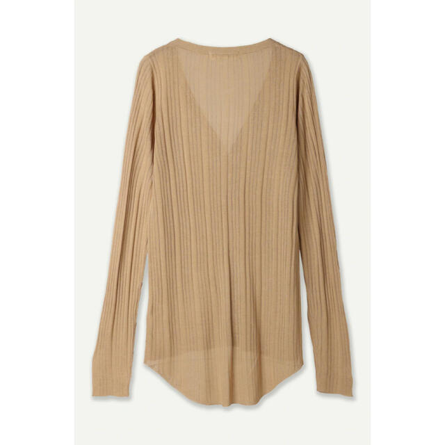 TODAYFUL(トゥデイフル)のlouren Vneck sheer knit cardigan レディースのトップス(カーディガン)の商品写真