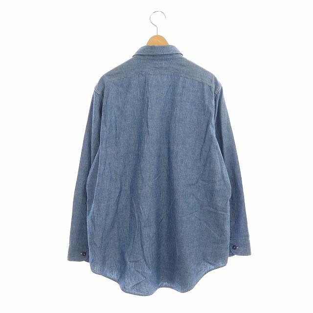 マディソンブルー HAMPTON シャンブレーシャツ 長袖 01 青 ブルー マディソンブルー HAMPTON シャンブレーシャツ 長袖 01 青 ブルー
