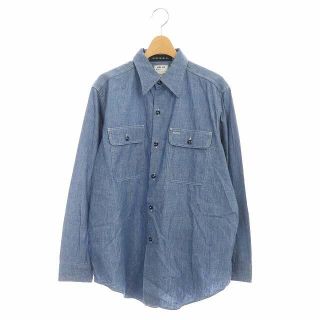 マディソンブルー(MADISONBLUE)のマディソンブルー HAMPTON シャンブレーシャツ 長袖 01 青 ブルー(シャツ/ブラウス(長袖/七分))