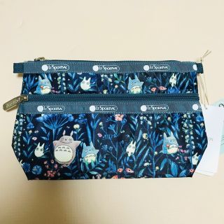 レスポートサック(LeSportsac)のレスポートサック　となりのトトロ　コラボ　ボタニカル　レスポ　化粧ポーチ　ポーチ(ポーチ)