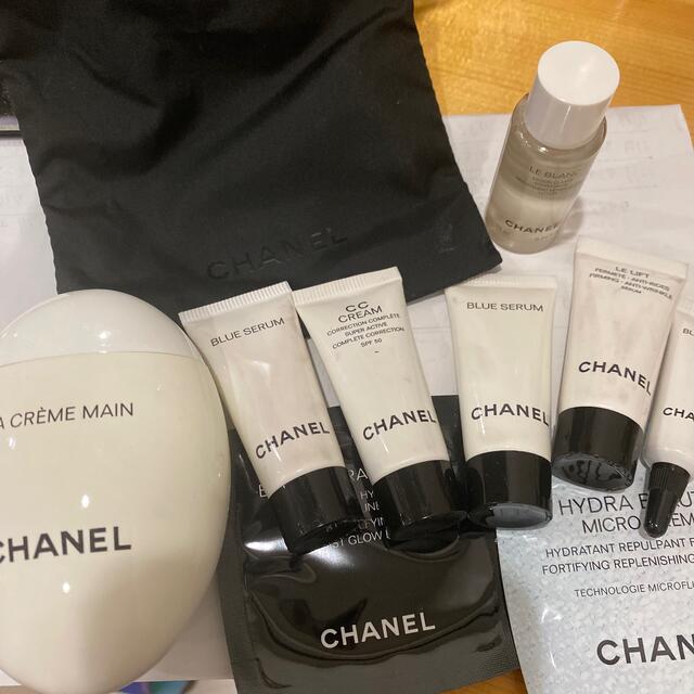 CHANEL(シャネル)のシャネル　試供品　ハンドクリーム　簡易袋セット コスメ/美容のボディケア(ハンドクリーム)の商品写真