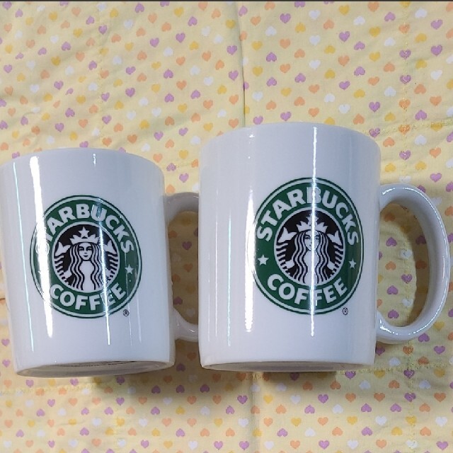 激安通販  スターバックス - Coffee Starbucks マグカップ ２個セット 2004 旧ロゴ グラス+カップ