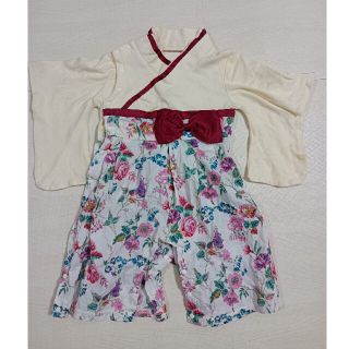 【入道雲様専用】女の子ロンパース　袴ロンパース　80センチ(和服/着物)