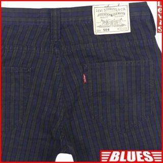 リーバイス(Levi's)のリーバイス504 W32 チェック パンツ ボトムス 古着 メンズ ストレート(デニム/ジーンズ)