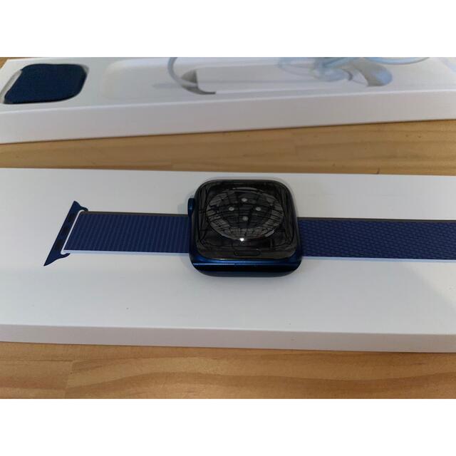 Apple Watch 6 ブルー アップルウォッチ 6 wifi 美品