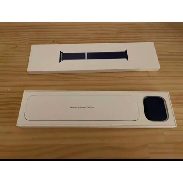 Apple(アップル)のApple Watch 6 ブルー アップルウォッチ 6 wifi 美品 メンズの時計(腕時計(デジタル))の商品写真