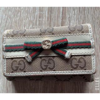 グッチ(Gucci)のグッチ 6連キーケース キャンバス シェリーライン インターロッキング(キーケース)