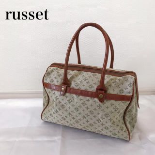 ラシット(Russet)のラシット×零 russet 牛革レザー×ナイロン　モノグラムハンドバッグ　(ハンドバッグ)