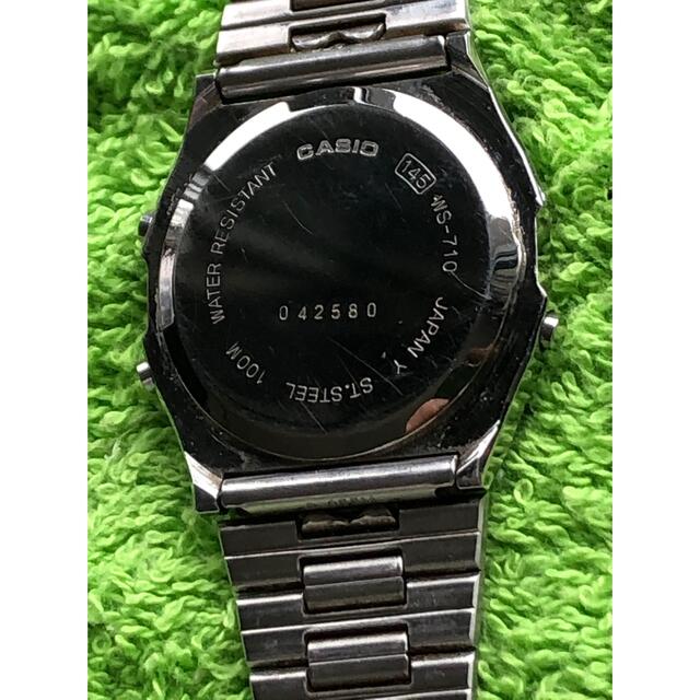 CASIO】WS-710 ヴィンテージ 希少 美品 完動品 - 腕時計(デジタル)