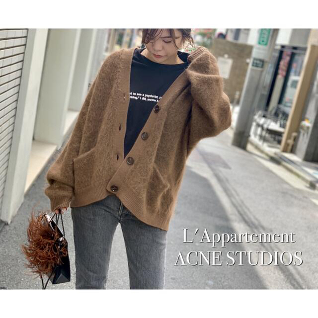 L'Appartement★ACNE STUDIOS モヘアブレンドカーディガンエーピースタジオ