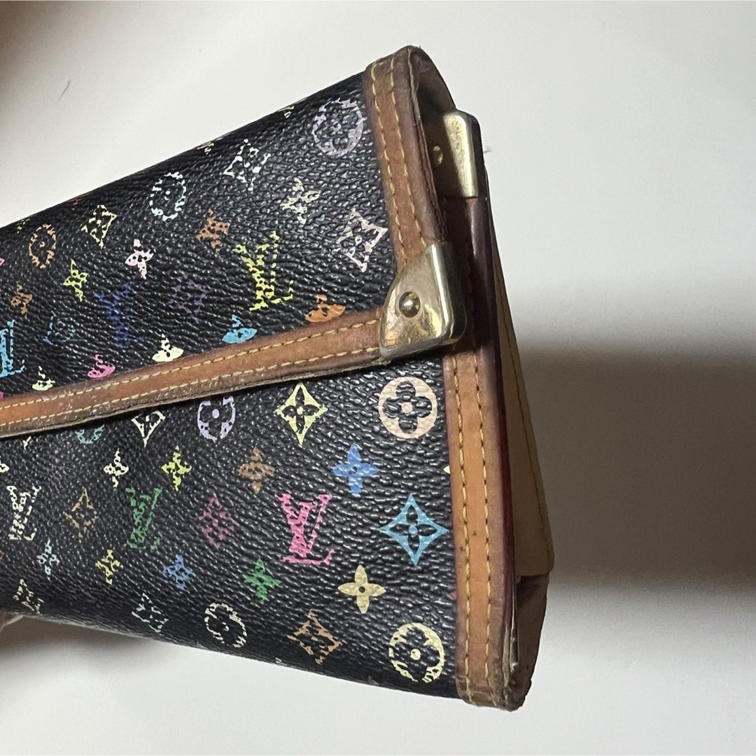 LOUIS VUITTON(ルイヴィトン)のLOUIS VUITTON マルチカラー ポルトトレゾール 長財布 レディースのファッション小物(財布)の商品写真